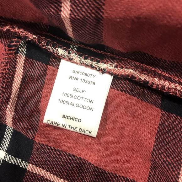 NWOT Love Tree Flannel - Picture 5 of 7